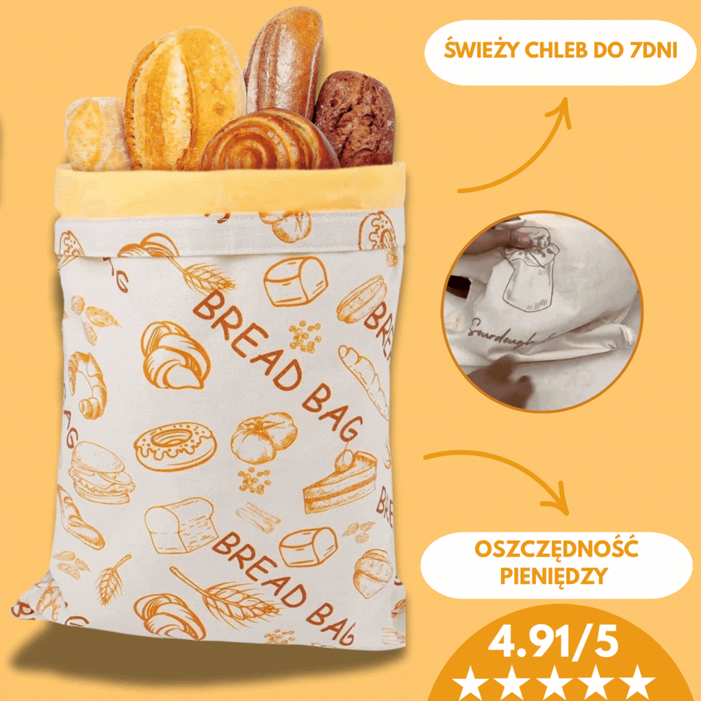 CHLEBOX - Worek na Pieczywo z powłoką z Wosku Pszczelego