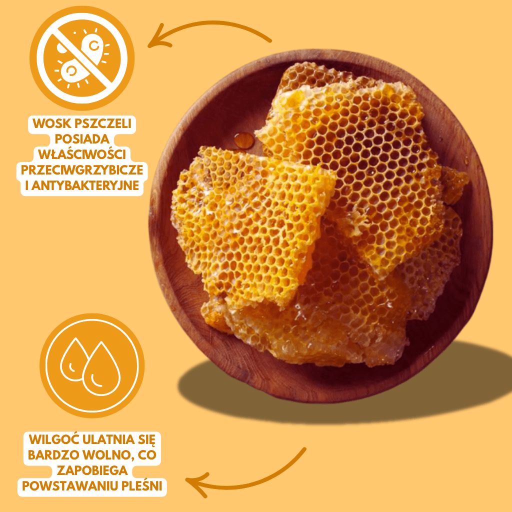 CHLEBOX - Worek na Pieczywo z powłoką z Wosku Pszczelego