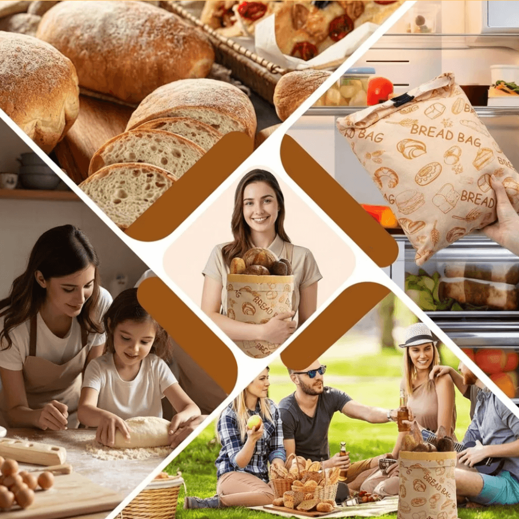 CHLEBOX - Worek na Pieczywo z powłoką z Wosku Pszczelego