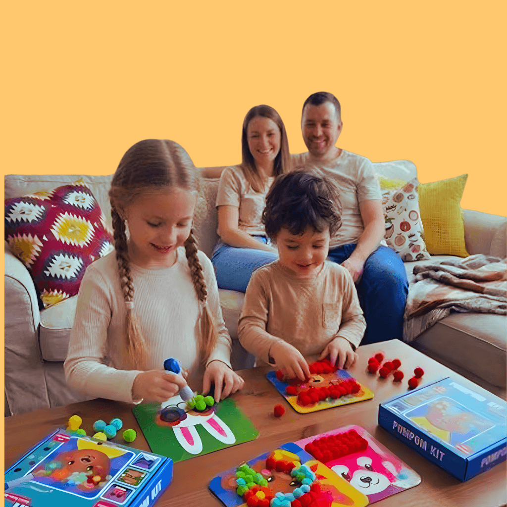 Pompiki - Zestaw Kreatywny dla Dzieci 1020 elementów